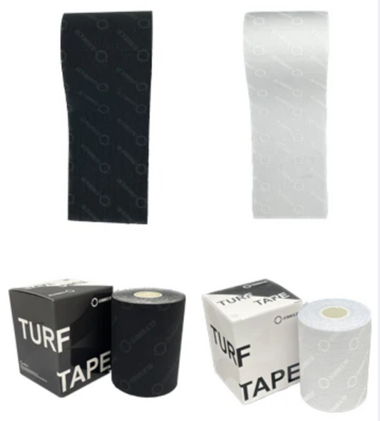 Why do American football players use turf tape?