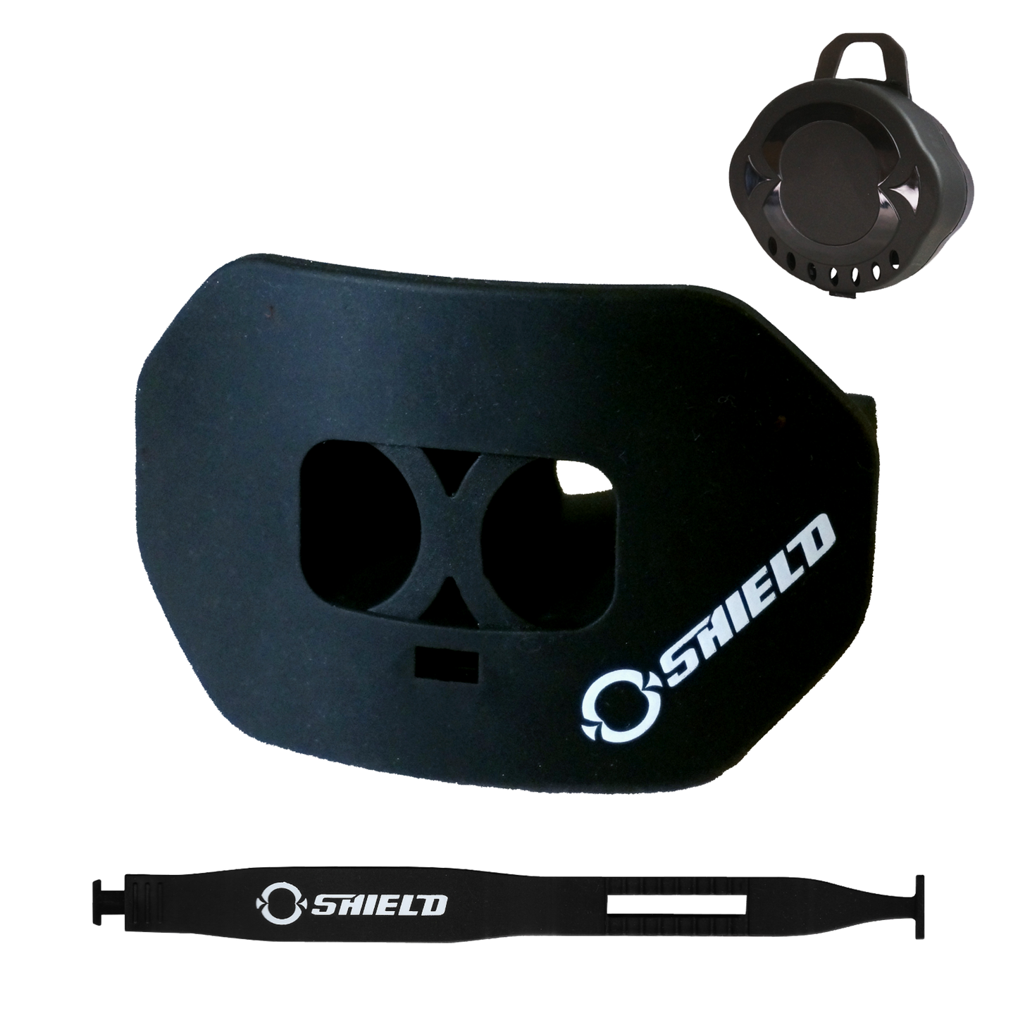 O Shield Mouth Guard for Football with Dual-Layer Protection, Built-in Air Channels, Extended Lip Shield, Soft Material, Adult and Youth Sizes with Strap/Case