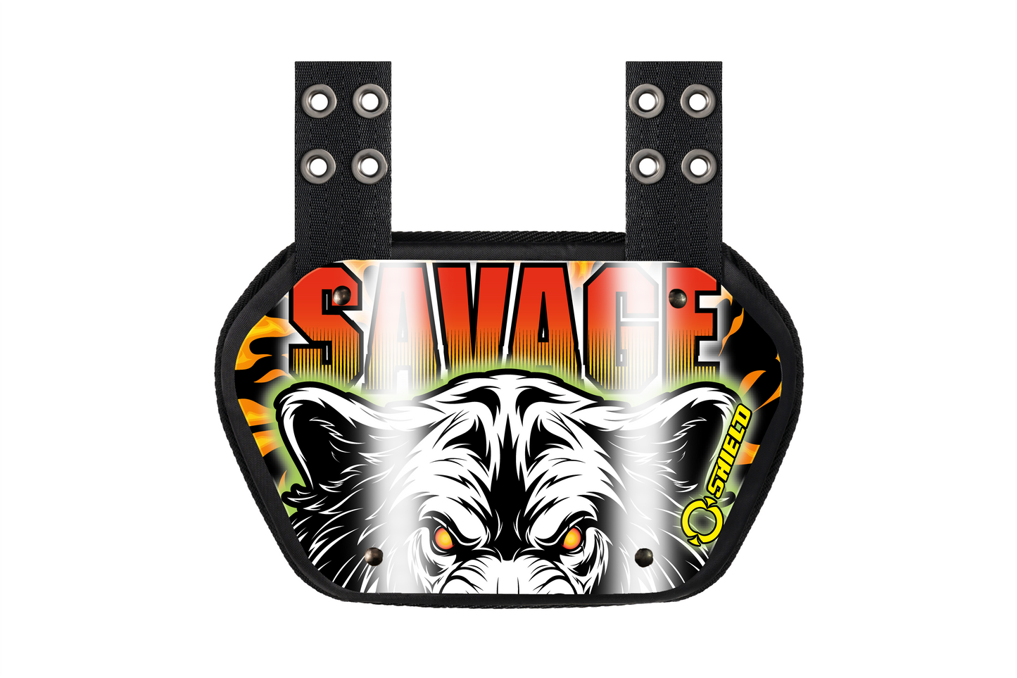 O Shield ‎Savage Bear Football Back plate, Backplate football, Wild Series, Animal Series