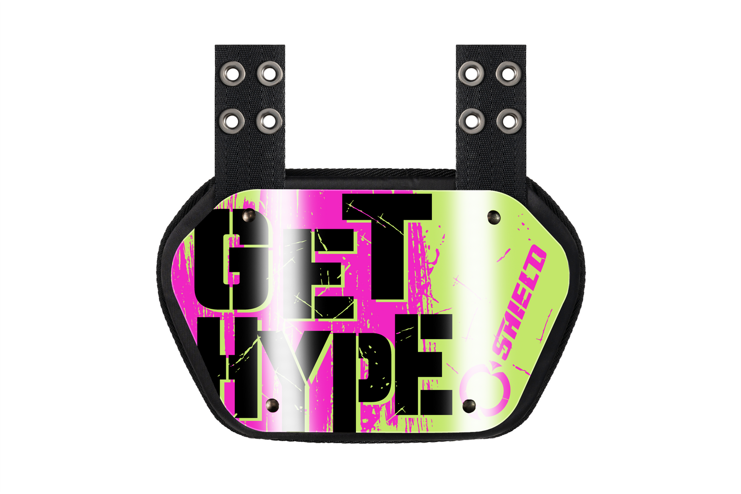 O Shield ‎Get Hype Football Back Plate, Backplate Football, Expression Series