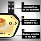 ‎O Shield Golden I.H.O.P. Football Back Plate, Backplate Football, Expression Series