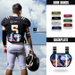 O Shield State of ‎California 2.0 Football Back Plate, Lower Back Pads for Football Players, Rear Protector, Universal Fit