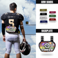 O Shield GRAFFITI Football Back Plate, Lower Back Pads for Football Players, Rear Protector, Universal Fit