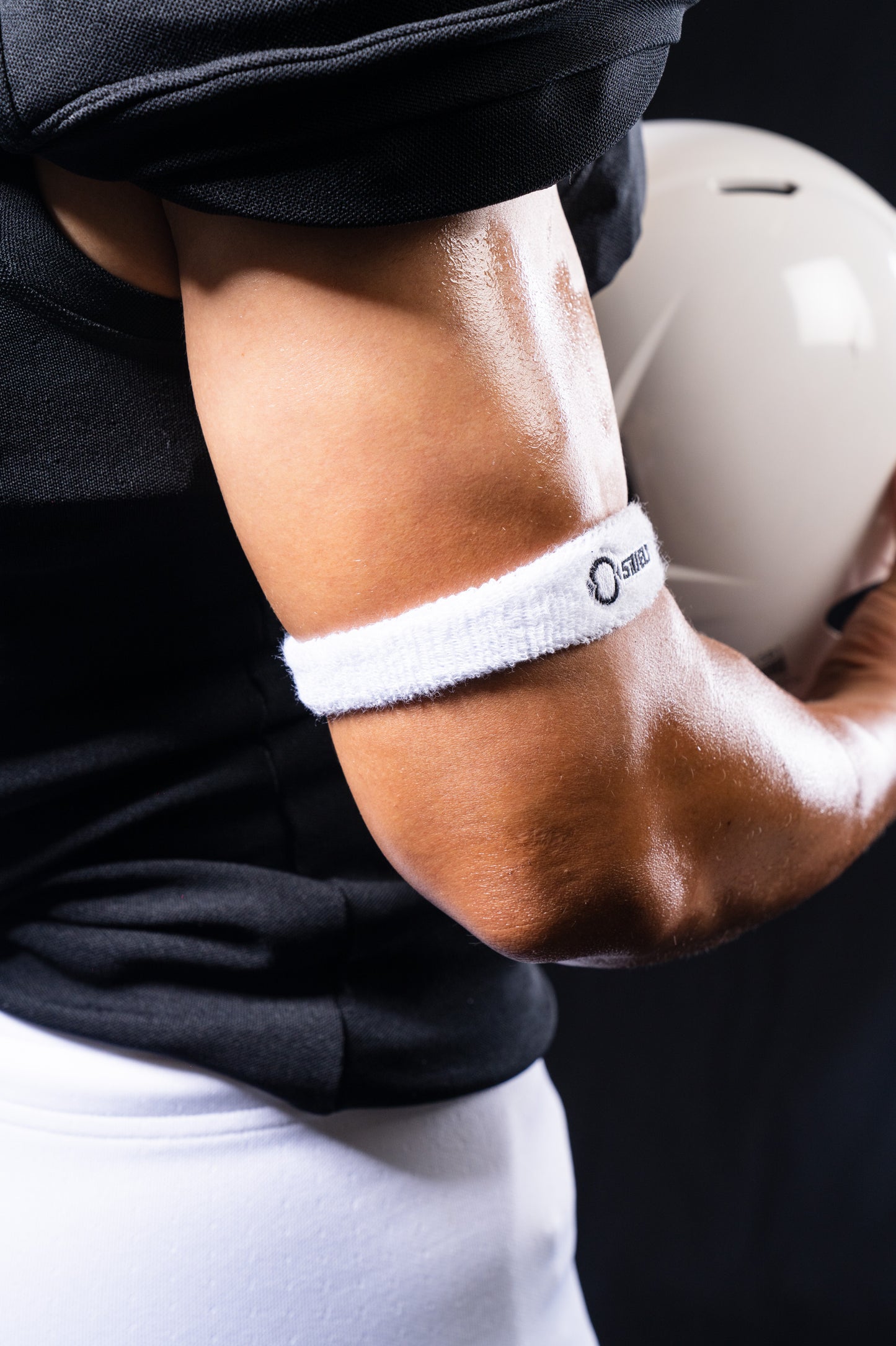 O Shield Sports Arm Bands for Football, Comfortable Forearm Bicep Bands, provided with Absorbent and Stretchy Materials, one Size Sold by Pair [EXCLUSIVE ITEM ONLY AVAILABLE AT O SHIELD AMAZON]