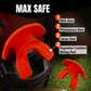 O Shield Mouth Guard for Football with Dual-Layer Protection, Built-in Air Channels, Extended Lip Shield, Soft Material, Adult and Youth Sizes with Strap/Case