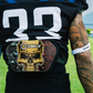 O Shield POWER SKULL Football Back Plate, Lower Back Pads for Football Players, Rear Protector, Universal Fit